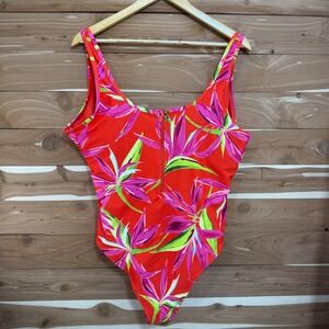 Old Navy‎ Half Zip One-Piece Swimsuit Size XL
